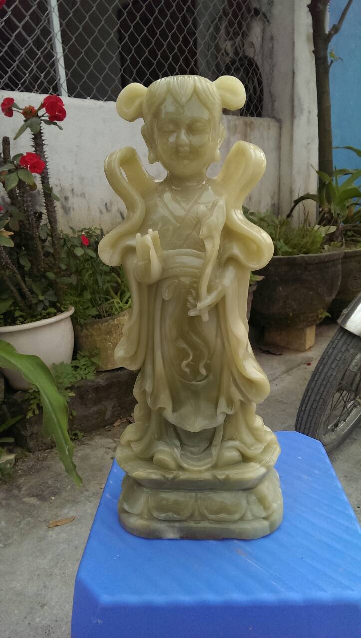 กิมท้ง เหง็กนึ่ง หินหยก สูง40ซม