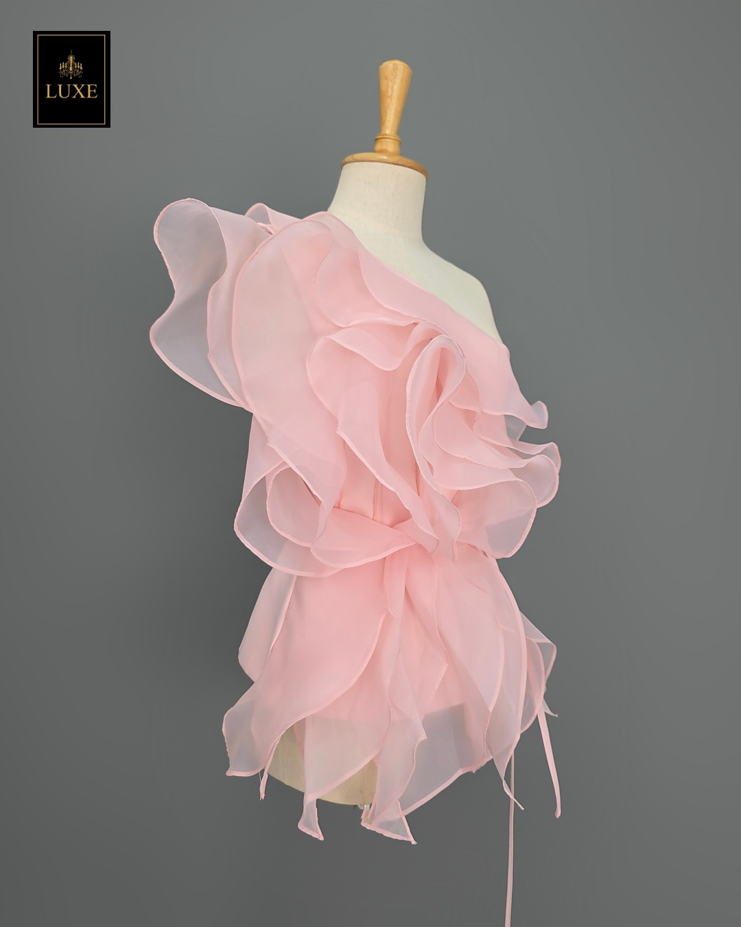 เสื้อแฟชั่น เสื้อแขนกุดไหล่เดียว