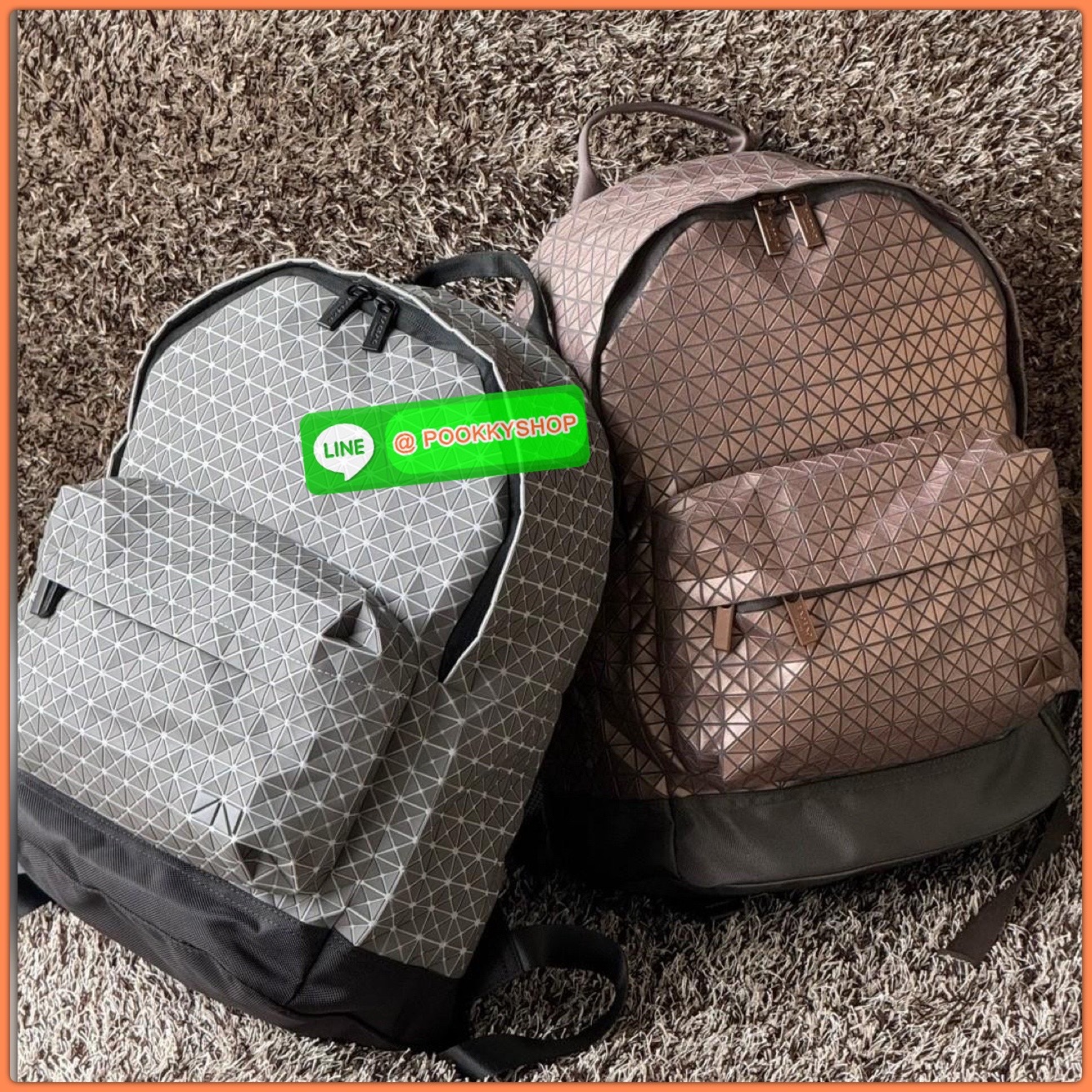 Bao Bao Issey Miyake Daypack geometric backpack กระเป๋าเป้ทรงคลาสสิก รองรับน้ำหนักได้ดี เหมาะกับการเดินทาง เป้สะพายหลังรุ่น Daypack One-Tone Backpack มาในรูปทรงกระเป๋าเป้สุดคลาสสิก โดดเด่นด้วยการออกแบบที่เป็นเอกลักษณ์ วัสดุสามเหลี่ยมขนาดเล็กพิเศษ ได้กลิ่น