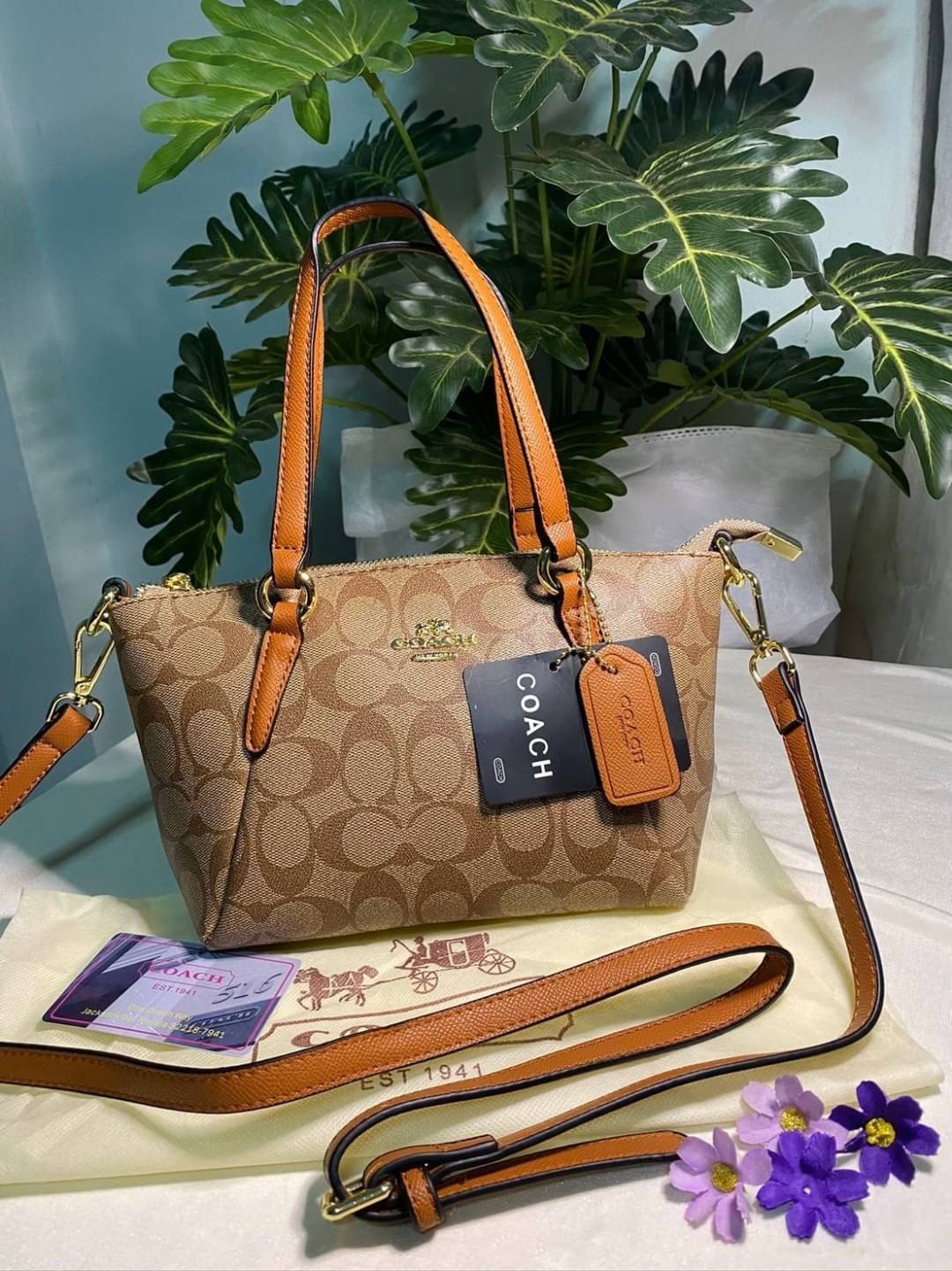 กระเป๋าโค้ชทรงพัด ขนาด mini