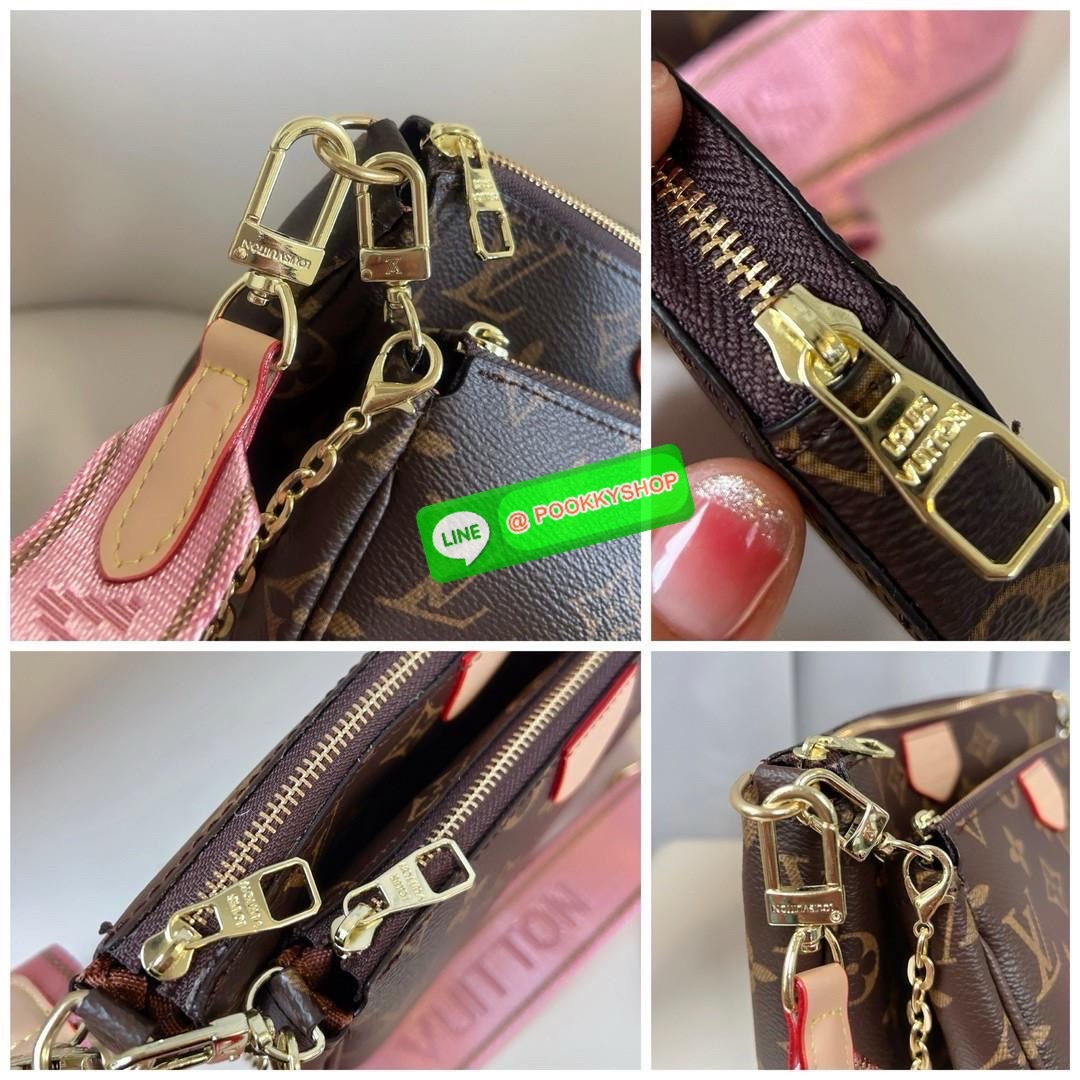 หนึ่งในรุ่นLV ที่สาวๆต้องมีติดตัวอย่างน้อยหนึ่งใบค่าา สวยดังเดิม! LOUIS VUITTON MULTI POCHETTE ACCESSORIES ((vip gift ตปท.)) 🔖พร้อมส่ง! มีถึง3ใบด้วยกันในหนึ่งเซตนะคะ ได้รุ่นนี้ไปใช้สะพายได้ยาวๆแน่นอนค่าสาวๆ 🔖หนังแท้ หนังนิ่มอย่างดี อะไหล่ท