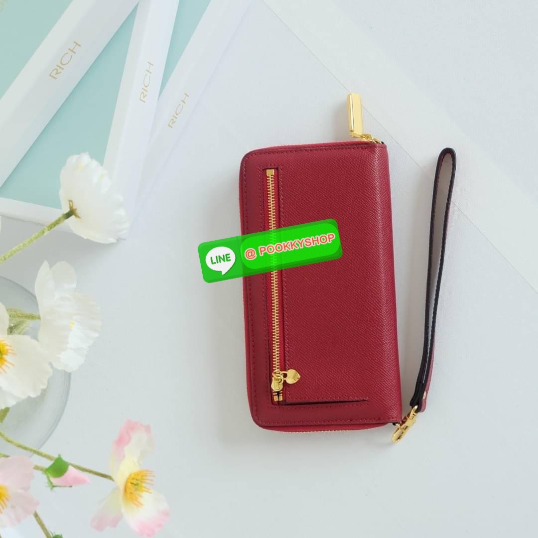 KEEP • Super Rich Collection 8 ( Long Wallet )• กระเป๋า สตางค์ขนาดยาว ซิปรอบ ภายใน จุของคุ้ม ใส่บัตร ใส่มือถือ มีช่องใส่เหรียญแยกอีกด้าน ใส่แบงค์พันได้ไม่ต้องพับ ใบจริงสวยมาก ได้ไปรับทรัพย์ทวีคูณแน่นอนค่ะ Don’t miss !!