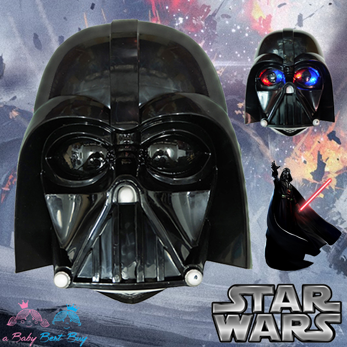 ฮ " Mask Star War- Darth Vader - หน้ากากดาร์ธ เวเดอร์ ไฟกระพริบสีแดงที่ตา