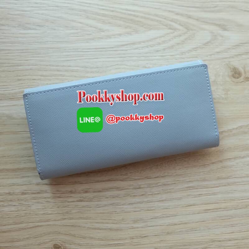 Charles & Keith Push-Lock Long Wallet พร้อมส่งทั้ง 8 สี!! กระเป๋าสตางค์ใบยาว สามารถใช้งานได้ทั้งด้านหน้าและด้านหลัง ด้านหน้าเปิด - ปิดด้วยตัวกดล็อคทั้ง 2 ฝั่งพร้อมกัน ภายในมีช่องซิปและช่องใส่ธนบัตร ด้านหลังเปิด - ปิดด้วยกระดุม ภายในมีช่องใส่บัตรหลายช่องแล