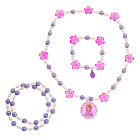 z Sofia the First Necklace and Bracelet Set