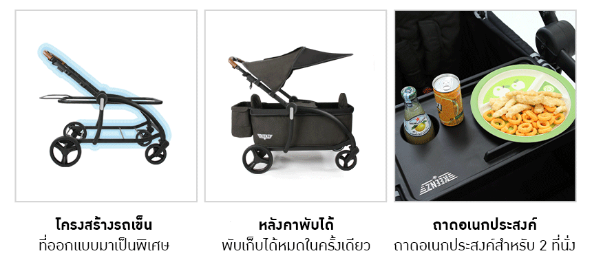 Keenz Class Wagon (รถเข็น 2 ที่นั่ง)