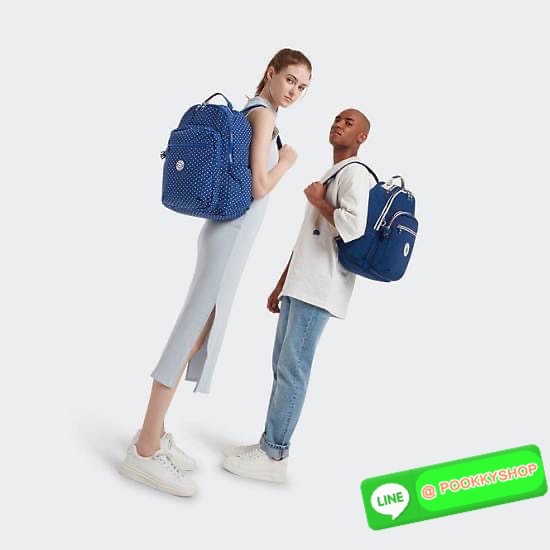 KIPLING Seoul Large 15" Laptop Backpack กระเป๋าเป้สะพายหลัง วัสดุด้านนอก Nylon ซับใน Polyester รุ่นใหม่เหมาะสำหรับเดินทางระยะสั้น จะซื้อใช้เองหรือมอบเป็นของขวัญก็สวยถูกใจผู้รับค่ะ💖
