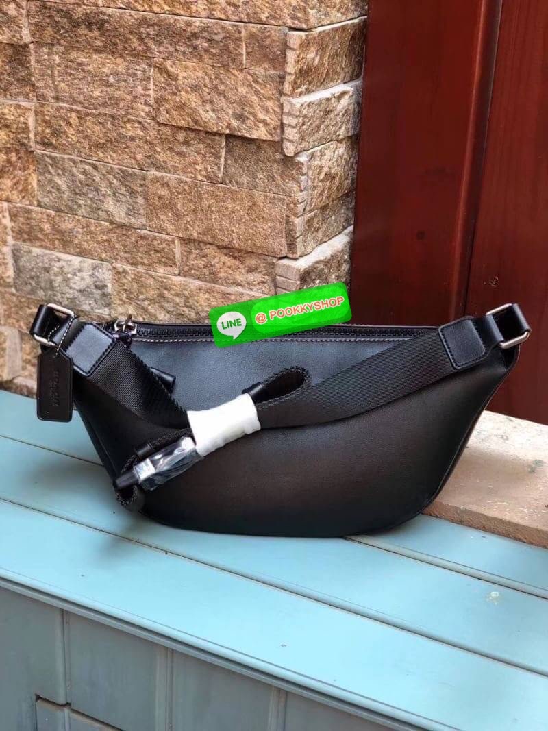 Coach 962 Rivington Belt Bag in Signature Canvas with Coach Patch