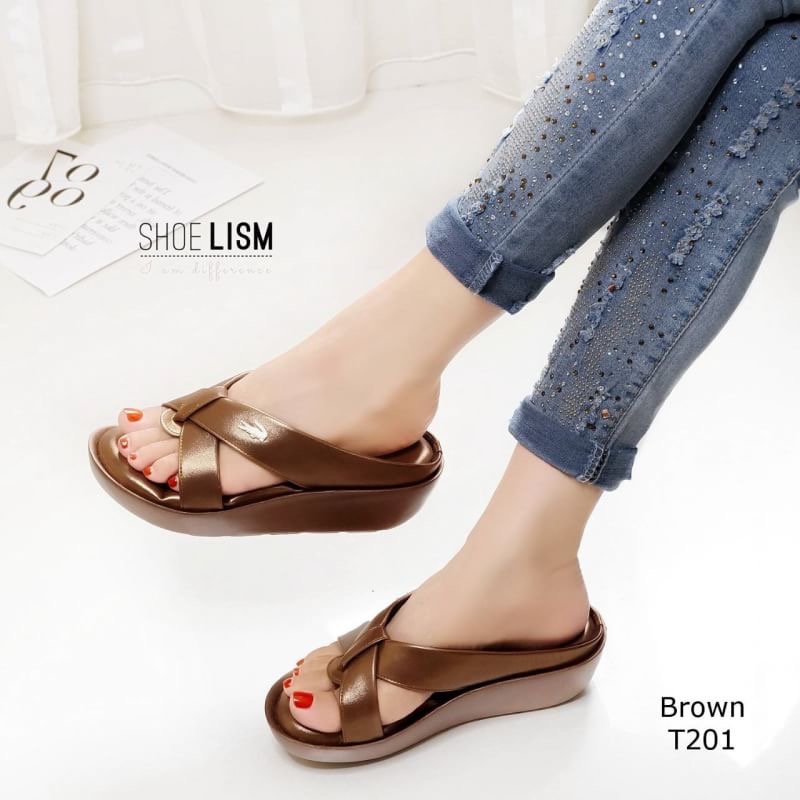 งานขายดี มาเพิ่มครบสี พร้อมส่งคร้า!! พื้นนิ่มมากๆๆกับ รองเท้าส้นเตารีด เพื่อสุขภาพ น้ำหนักเบา สวมใส่ง่าย แมทส์ชุดเก๋ เรียบ ดูแพงเลยจร้า!!