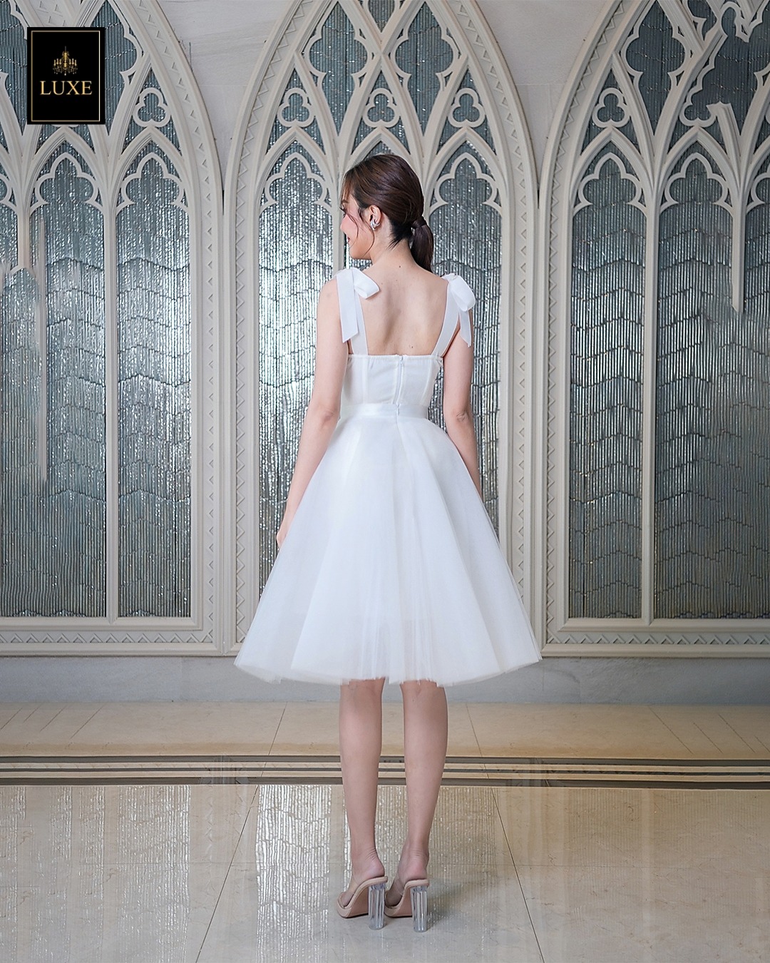 เสื้อแฟชั่น เสื้อสายเดี่ยวสไตล์คอร์เซ็ตบรา ผ้ากำมะหยี่เนื้อนุ่มยืดหยุ่น มีโครงทั้งเก็บและดันทรงสวย