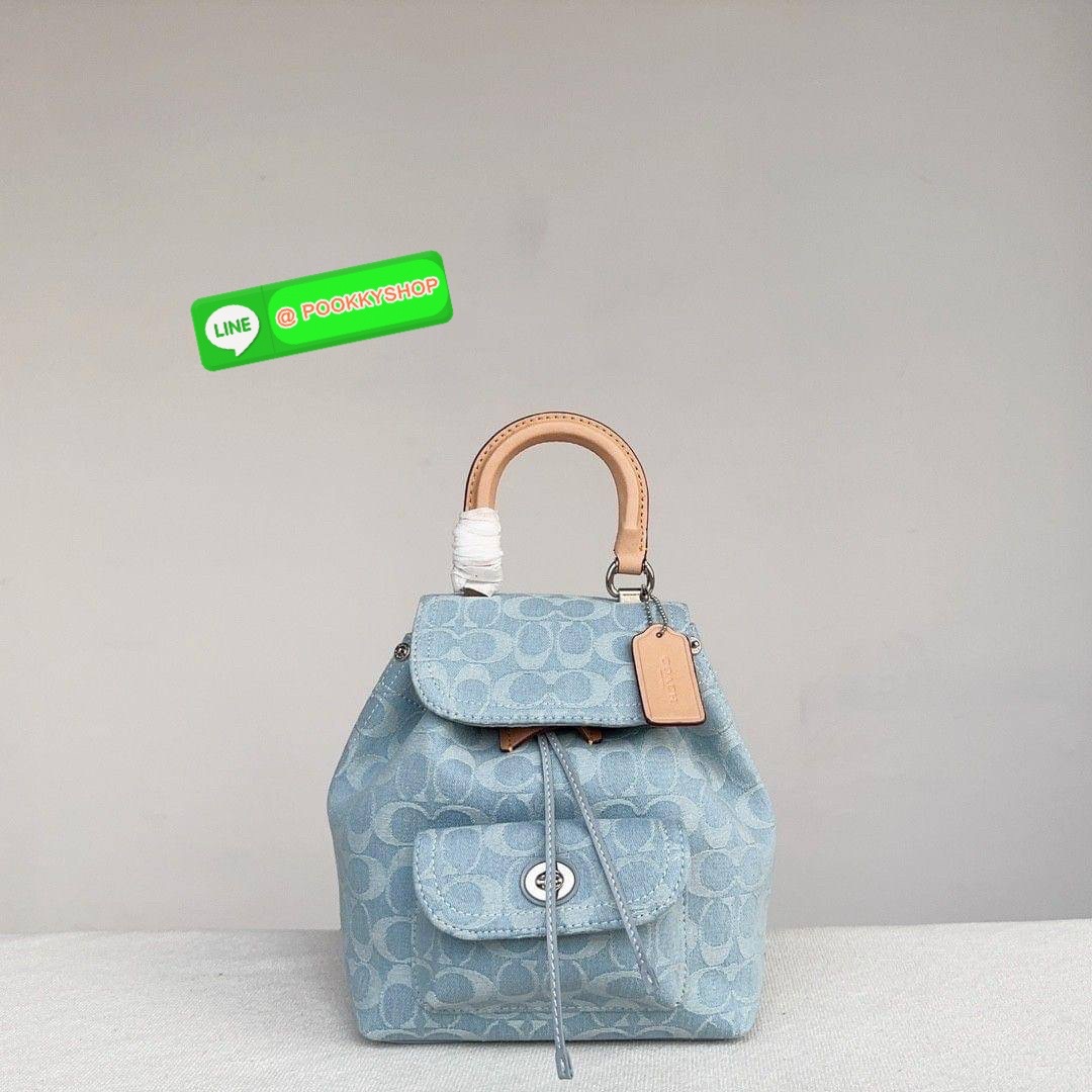 Coach Riya Backpack 21 Women Backpacks Shoulder Bag with Full Set of Coach Package