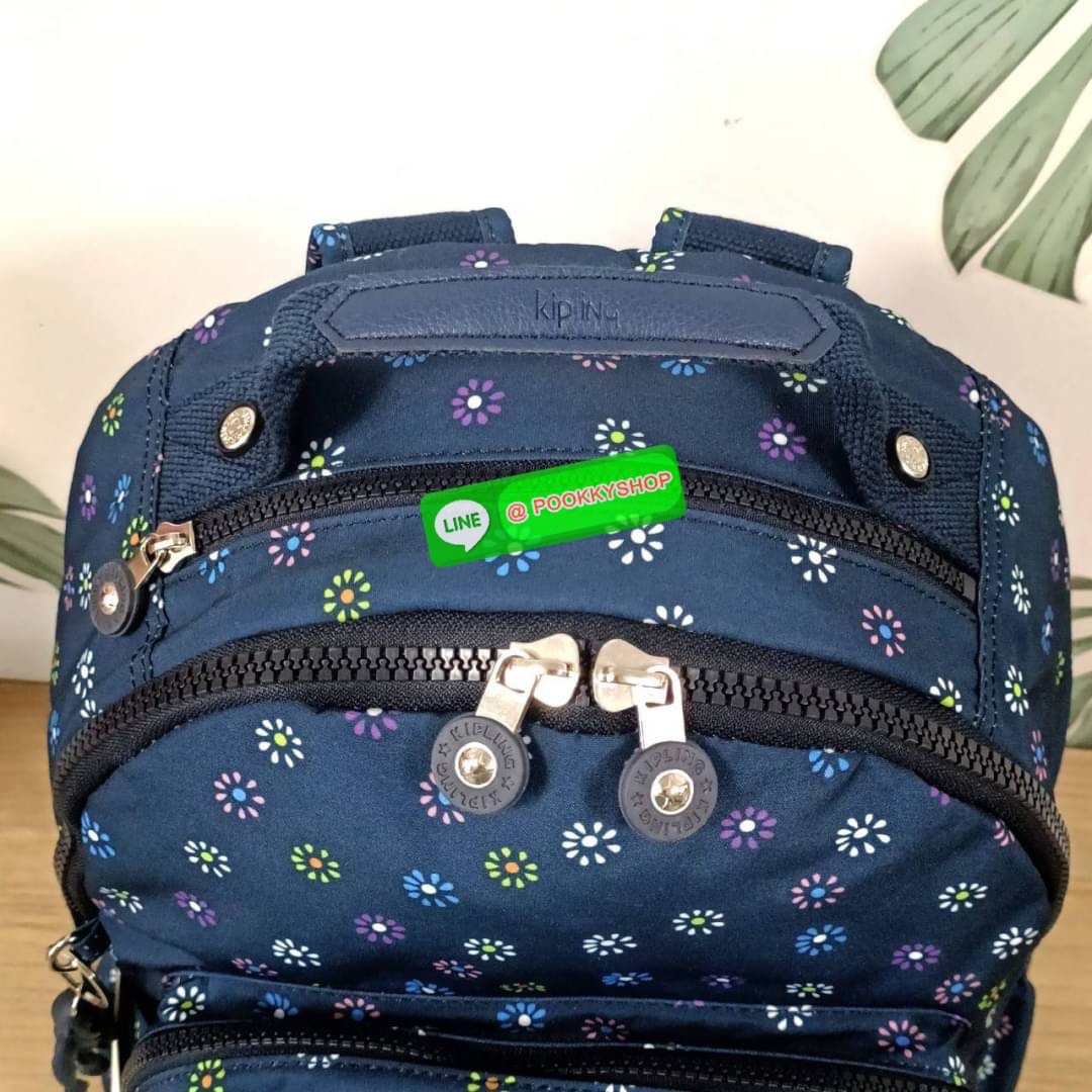 KIPLING Seoul Large 15" Laptop Backpack กระเป๋าเป้สะพายหลัง วัสดุด้านนอก Nylon ซับใน Polyester รุ่นใหม่เหมาะสำหรับเดินทางระยะสั้น จะซื้อใช้เองหรือมอบเป็นของขวัญก็สวยถูกใจผู้รับค่ะ💖
