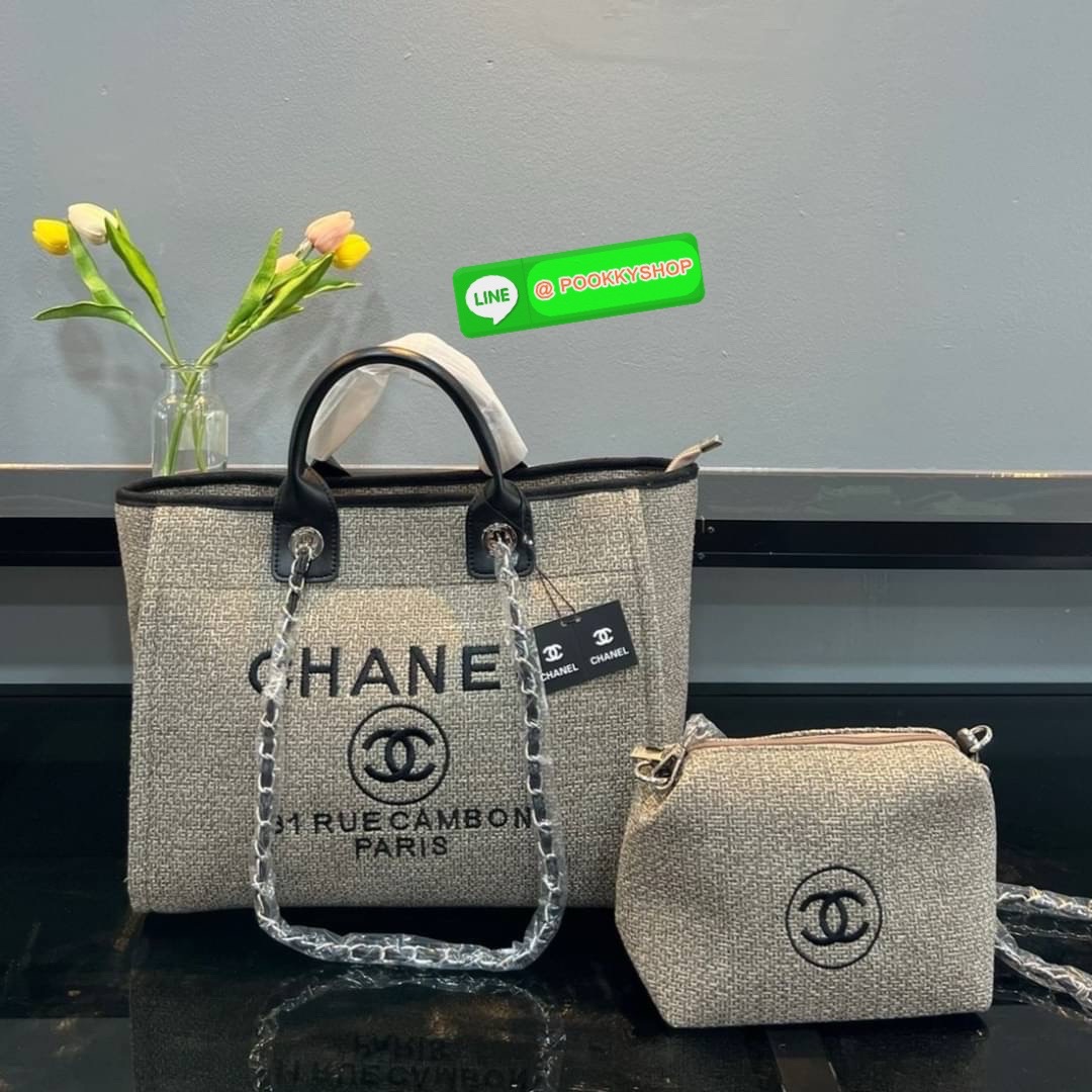 chanel tote canvas bag canvas tote bag