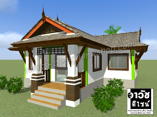 B101 แบบบ้านชั้นเดียว 2 ห้องนอน