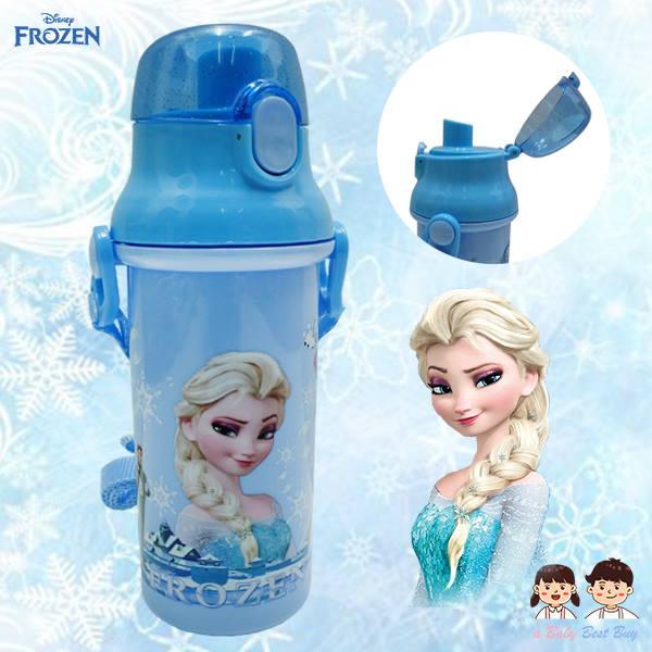 ฮ Disney Frozen กระติกน้ำลาย เจ้าหญิงอันนา เจ้าหญิงเอลซ่า ขนาด 450 ML. สุดน่ารัก