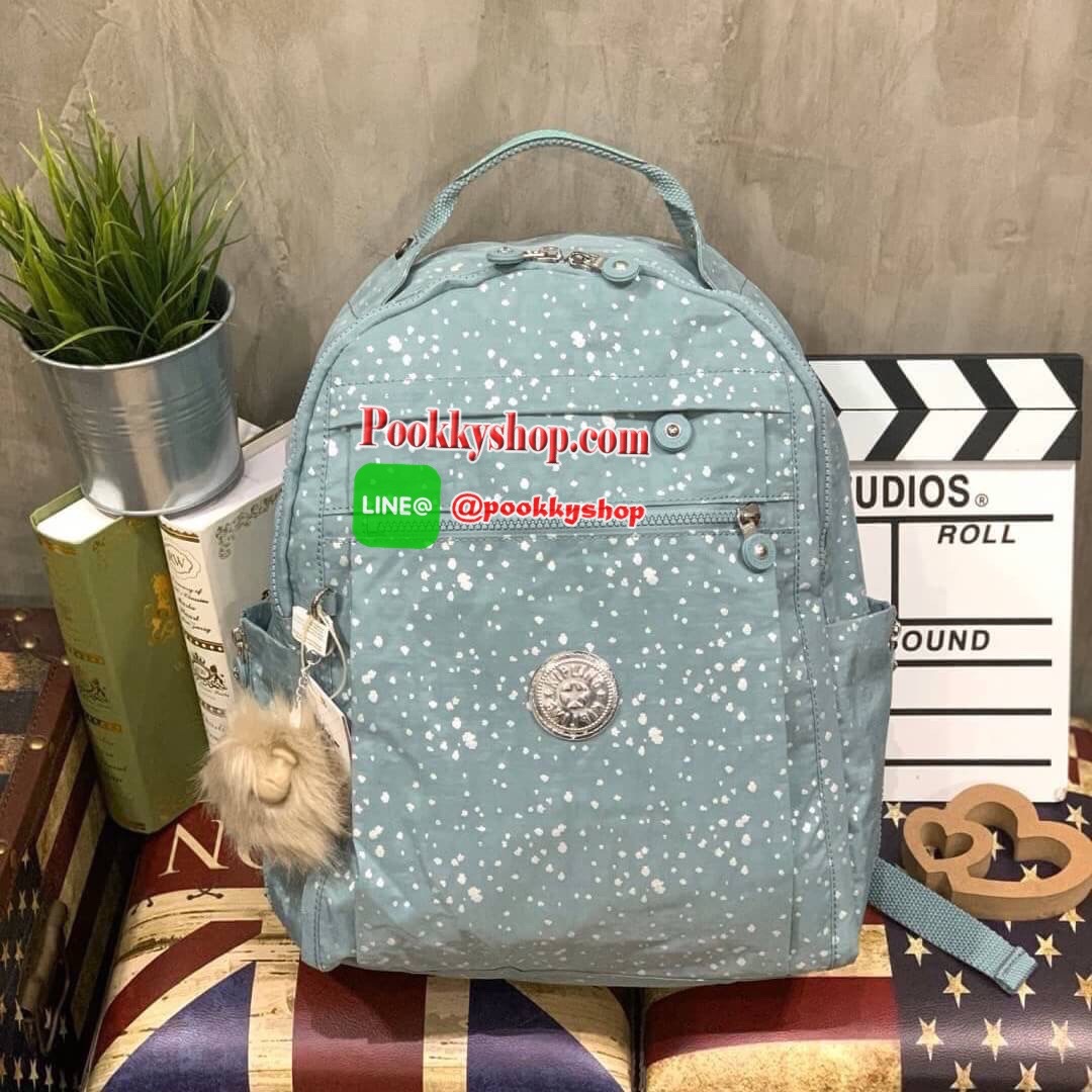 (คล้องเข้ากับกระเป๋าเดินทางได้) Kipling Micah Backpack กระเป๋าเป้สะพายรุ่นใหม่จากkipling ที่มีช่องซิปใช้งานรอบด้าน วัสดุpolyester100% น้ำหนักเบา สายปรับได้ฟรีไซส์เพื่อความคล่องตัว ด้านข้างใส่ขวดน้ำและขยายช่องได้ ภายในกว้าง มีช่องสำหรับใส่โน้ตบุ้ค เป็นกระเ