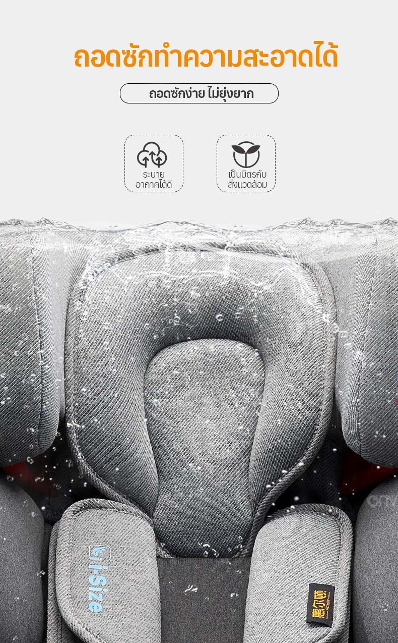 Welldon รุ่น SMART TURN Ultra (แรกเกิด - 7 ปี) i-size หมุนได้ 360 องศา ระบบ Safety แบบ Digital