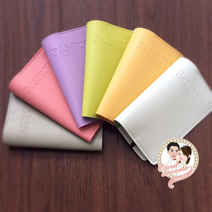ของชำร่วยปกใส่พาสปอร์ต หนังนิ่ม