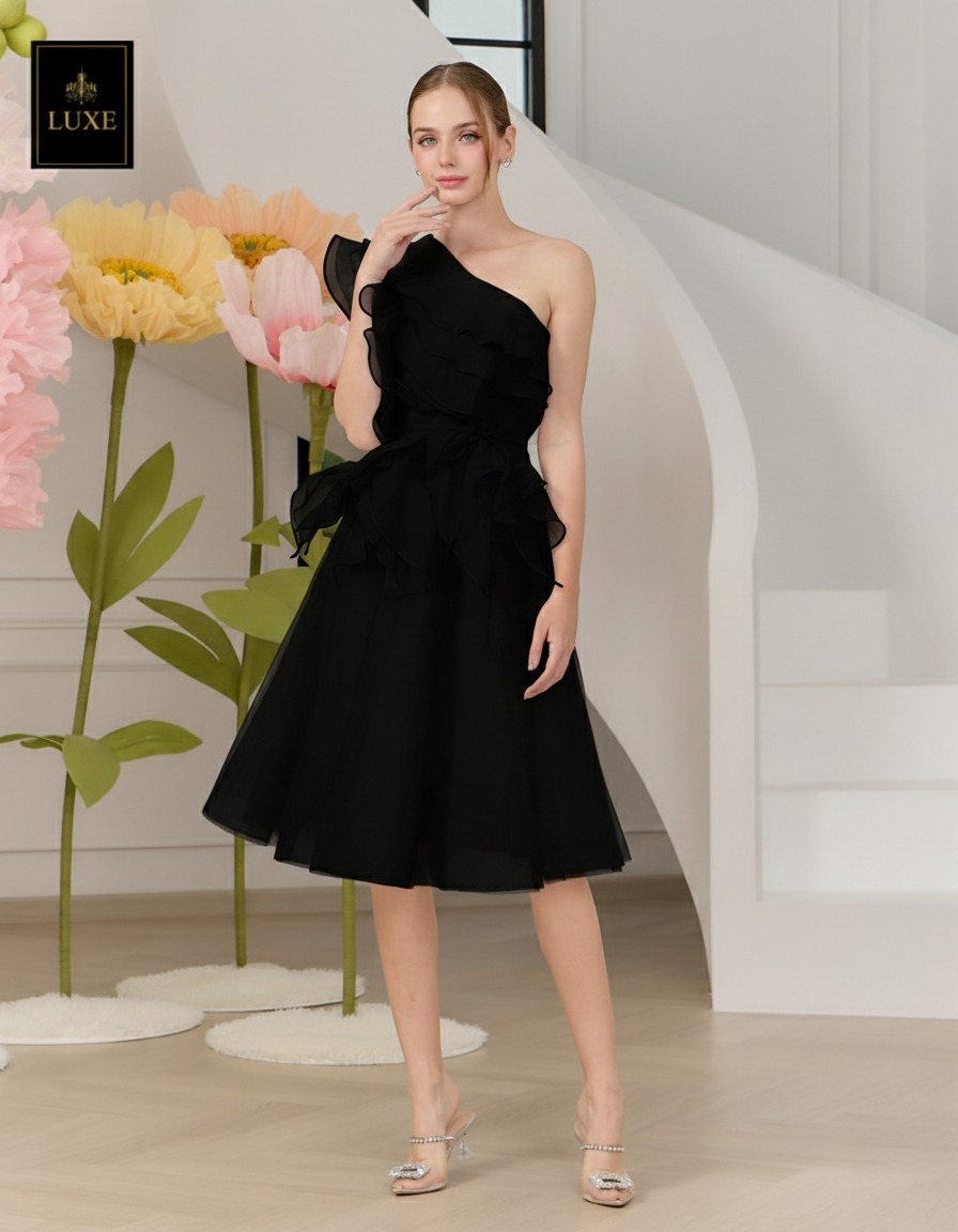 เสื้อแฟชั่น เสื้อแขนกุดไหล่เดียว