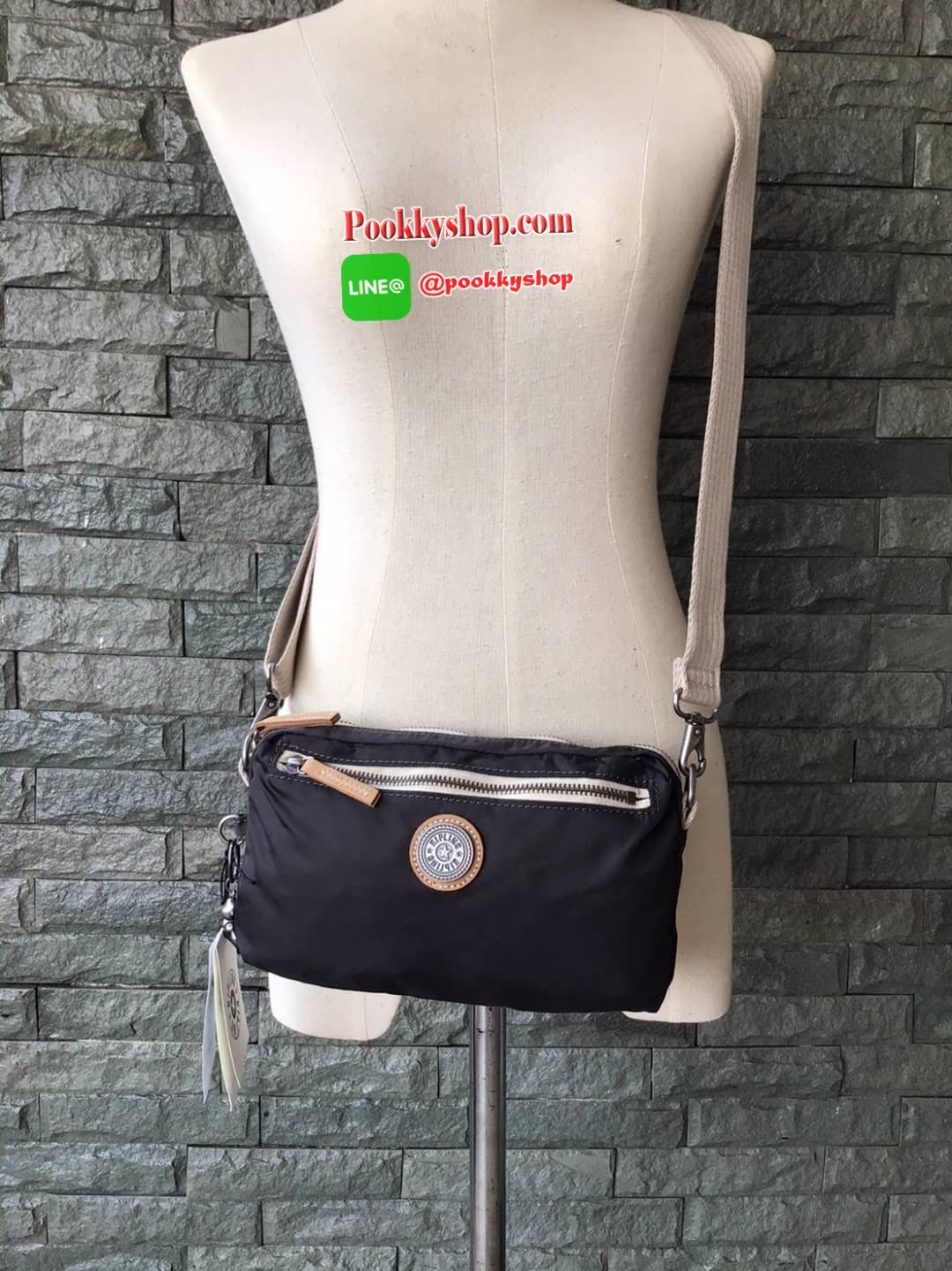 Kipling Yoku Medium Crossbody bag convertible to waistbag กระเป๋าคาดอกและสะพายข้าง คอลเลคชั่นใหม่ล่าสุดจาก Part of the Edgeland Plus วัสดุ100% polyester วัสดุกันน้ำ สีสันสไตล์วินเทจ ดูเป็นเอกลักษณ์ น้ำหนักเบา สะพายแล้วคล่องตัว ภายในกว้าง ใส่กระเป๋าเงินใบย