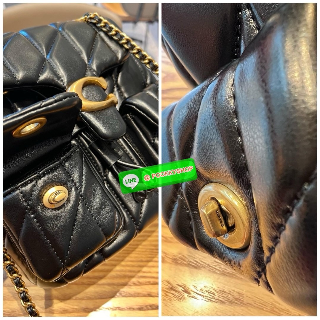 NEW ARRIVAL! สวยเกินห้ามใจ หนังนิ่มฟูสุดๆไปเลยค่า COACH TABBY QUILING BACKPACK ((CU076)) 💌พร้อมส่ง! ใหม่ก่อนใคร กับกระเป๋าทรงที่ฮิตเกินต้าน หนังแท้อย่างดี หนังนิ่ม ฟู ลื่นเงาแววสวยมากๆ ตัดกับอะไหล่ทองแย่างลงตัว