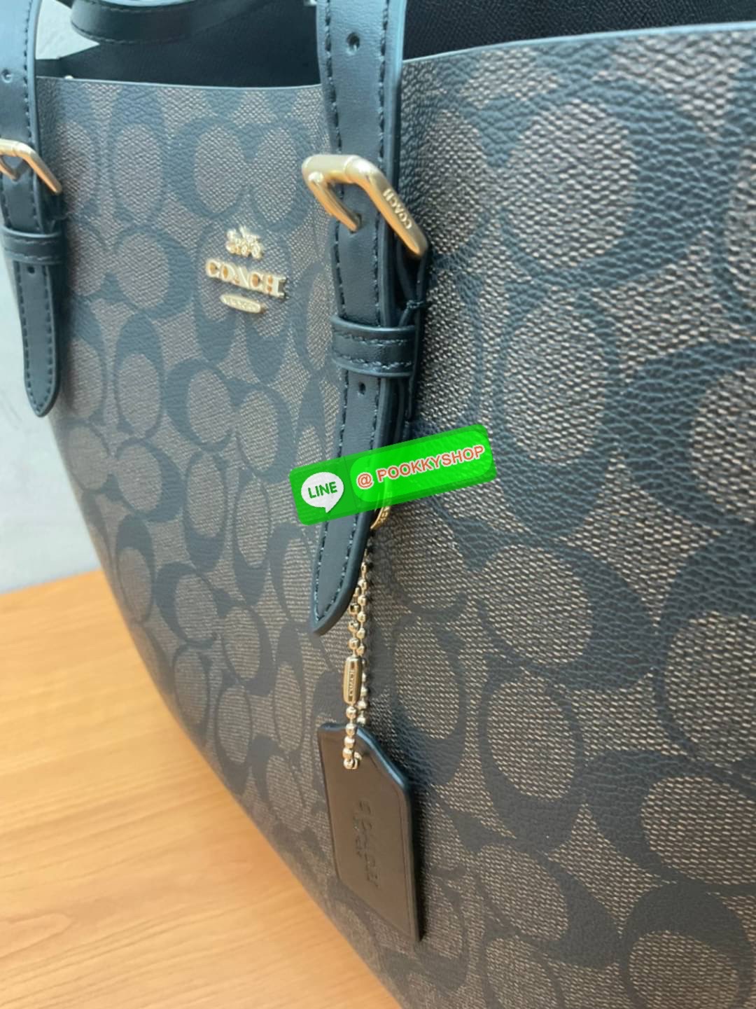 🚚 พร้อมส่ง 🚚 Restock!! รุ่นขายดีที่สุด มากี่รอบก็ขายดีหมดไวทุกรอบ💕 COACH F1665 MOLLIE TOTE IN SIGNATURE CANVAS กระเป๋าสะพายไหล่ Coach ทรง Shopping รุ่นใหม่ คุณภาพดี หนัง pvc หนังนิ่ม ทรงสวย คลาสสิก รุ่นฮิตตลอดกาล ไม่ตกเทรน ภายในแยก