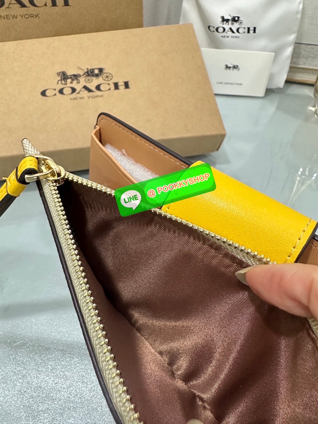 Coach Tech Phone Wallet In Colorblock Signature COLOR: signature canvas/