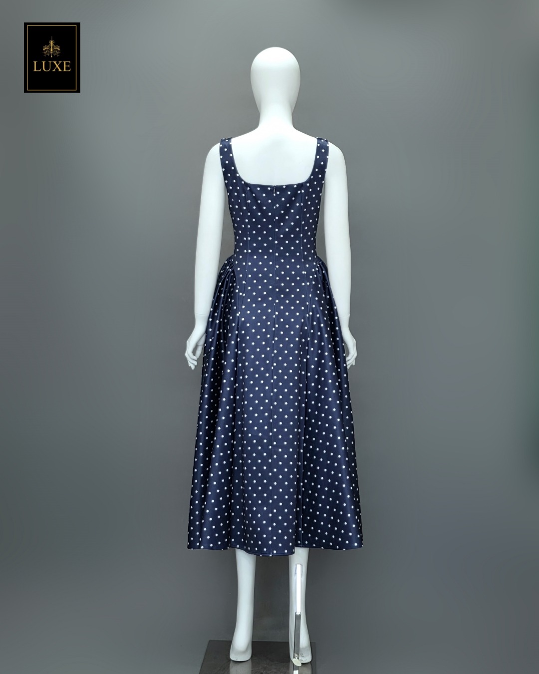 เดรสแฟชั่น เดรสเสื้อกล้ามแขนกุด กระโปรงบานทรงวงกลม แพตเทิร์นสวย