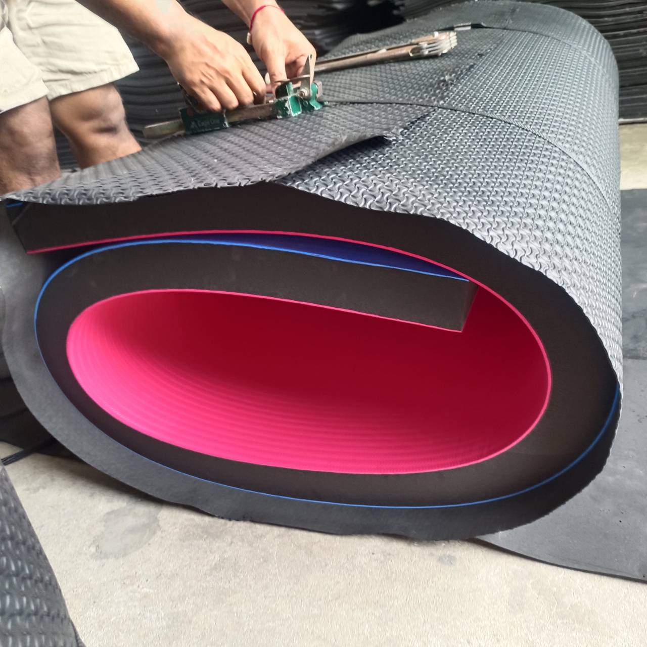 แพลอยน้ำ หนา 50 mm. ขนาด 130 x 240 ซม.