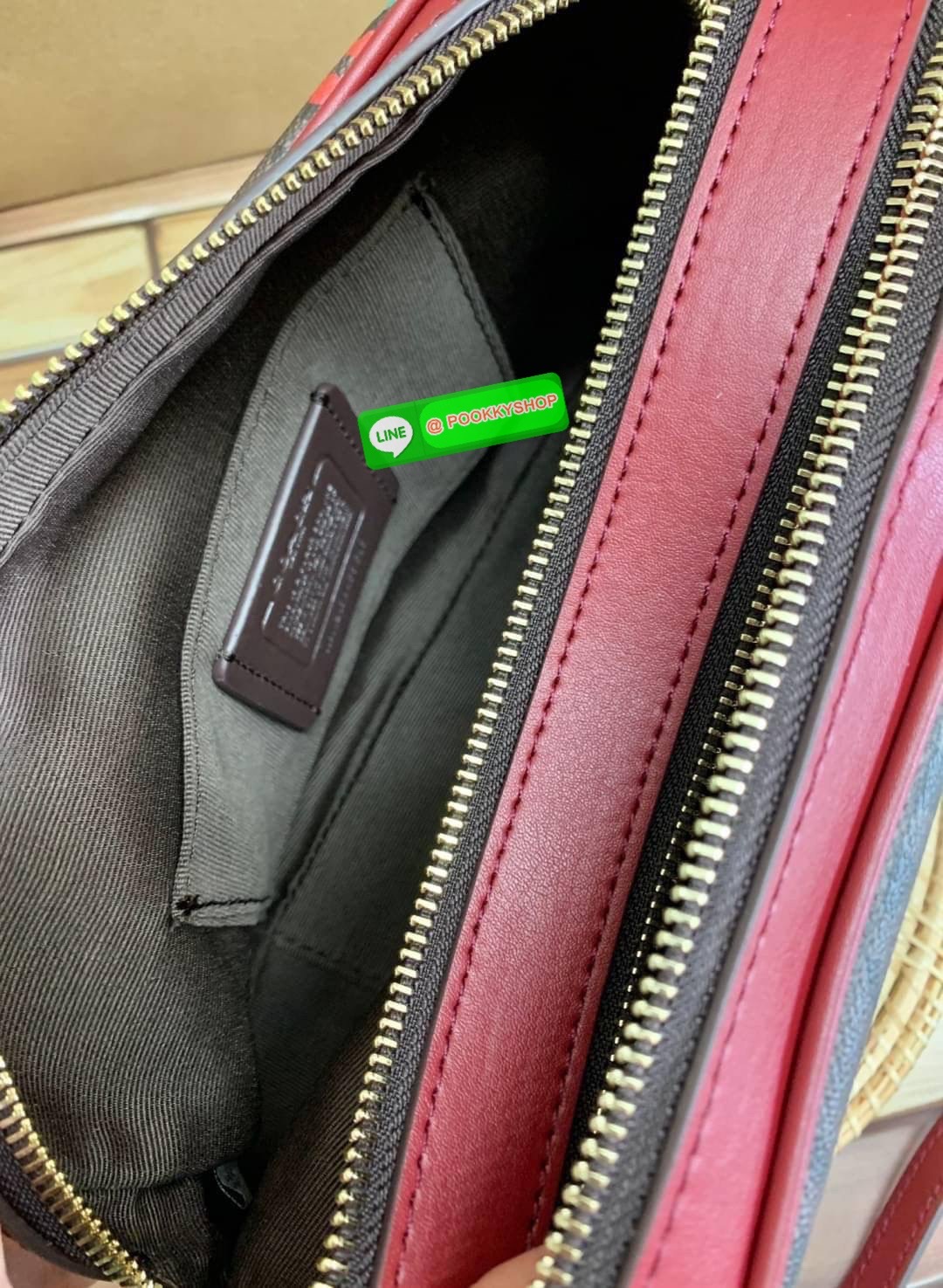 COACH JES CROSSBODY IN SIGNATURE CANVAS WITH HEART PETAL PRINT((C7617)) พร้อมส่งที่ไทยค่ะ! กระเป๋สะพายครอสบอดี้ร์ หนังแท้แคนวาสเคลือบลาย ทั้งใบปริ้นล์ลายดอกไม้หัวใจ สวยหวาน ละมุนหมากๆค่ะ เปิด-ปิดกระเป๋าแบบ2ช่องซิปหลัก ภายในสามารถใส่สัมภาระได้เยอะ ช่องกว้า