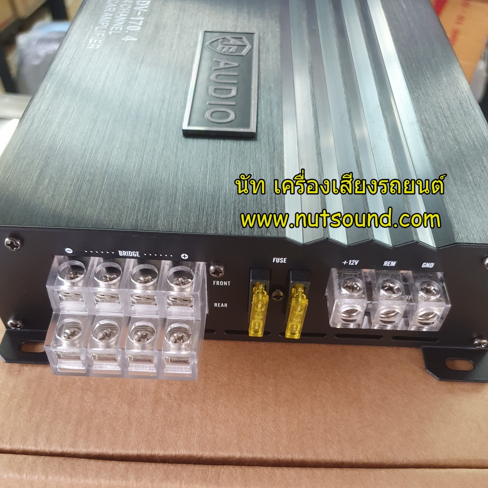 เพาเวอร์แอมป์ CLASS D 4 CH ยี่ห้อ AE AUDIO รุ่น DV-170.4 พาวเวอร์แอมป์ คลาสดี 4ch ขับกลางแหลม
