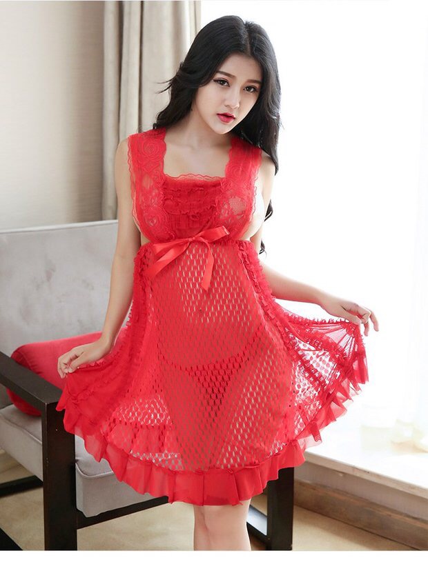 ชุดนอนเซ็กซี่ซีทรู สีดำ สวย เซ็กซี่ แซ่บซีดมากๆเลยจร้า Free size