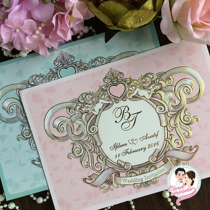 การ์ดแต่งงานวินเทจ