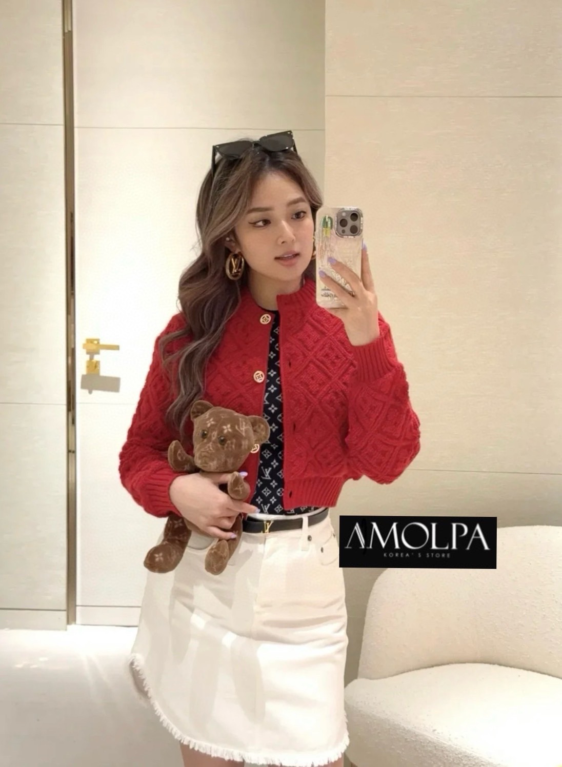 ชุดเซทแฟชั่น SET JACKET 3D กระดุมฮาร์ดแวรทอง เนื้อผ้านิ่มมาก หนานุ่มแน่น