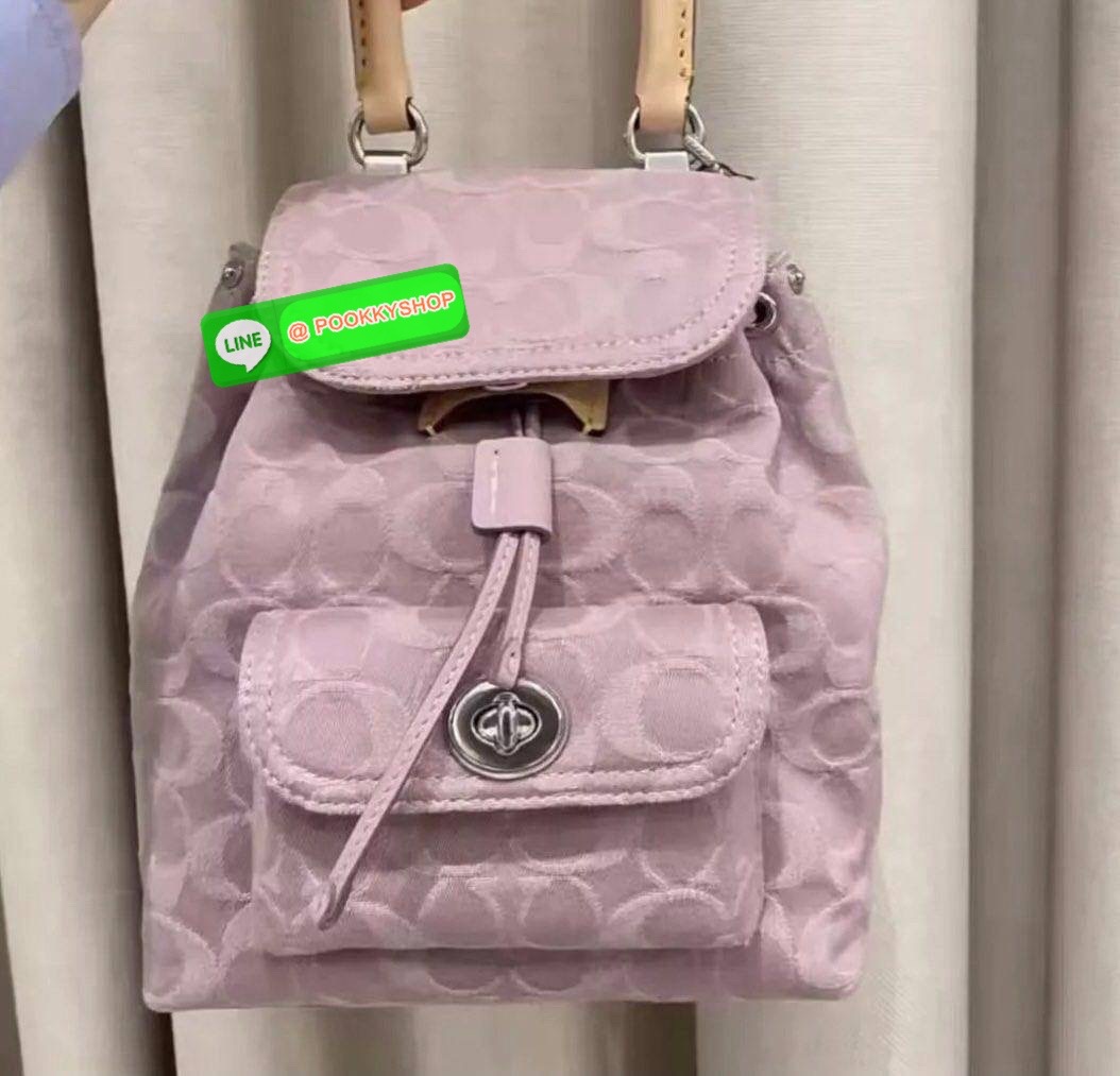 Coach Riya Backpack 21 Women Backpacks Shoulder Bag with Full Set of Coach Package