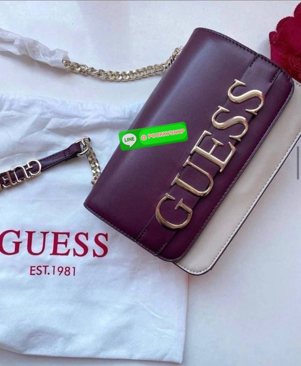 Guess แท้ Outlet รุ่นนี้ ทั้งสวย ทั้งน่ารัก มีความหรู ดูดีมากกกก ต้องเก็บนะคะ