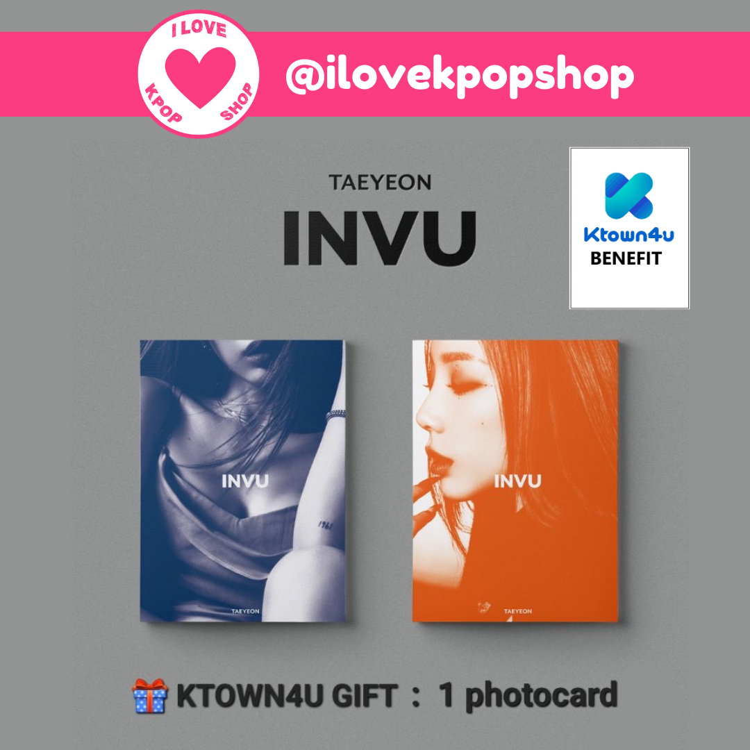 พร้อมส่ง TAEYEON 3rd Album - INVU + Ktown4u Gift ระบุสีปกได้ค่ะ
