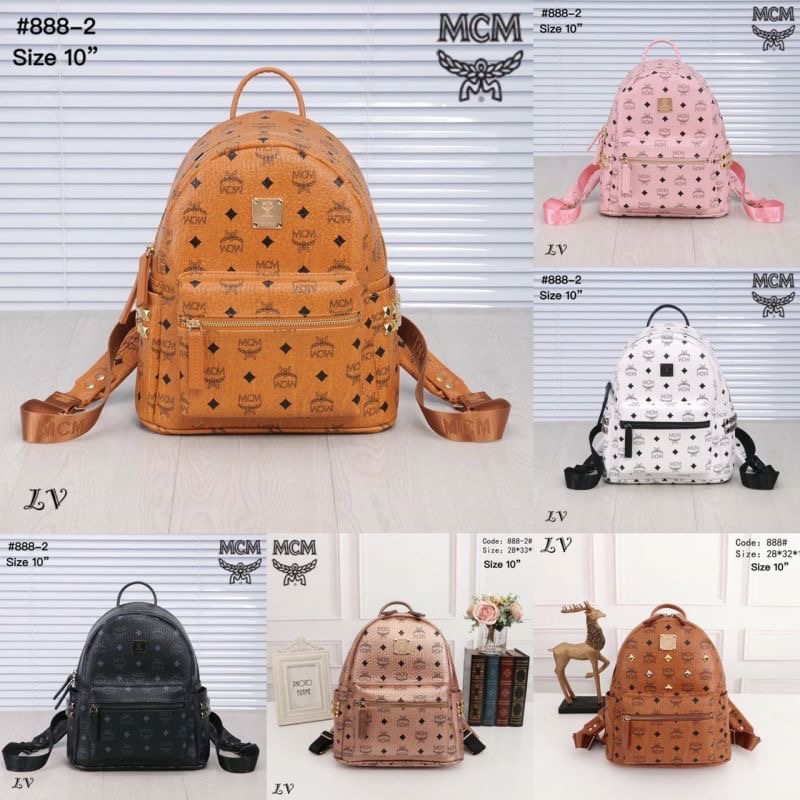 กระเป๋าเป้ MCM งานพรีเมี่ยม ปั้มครบ พร้อมถุงผ้า