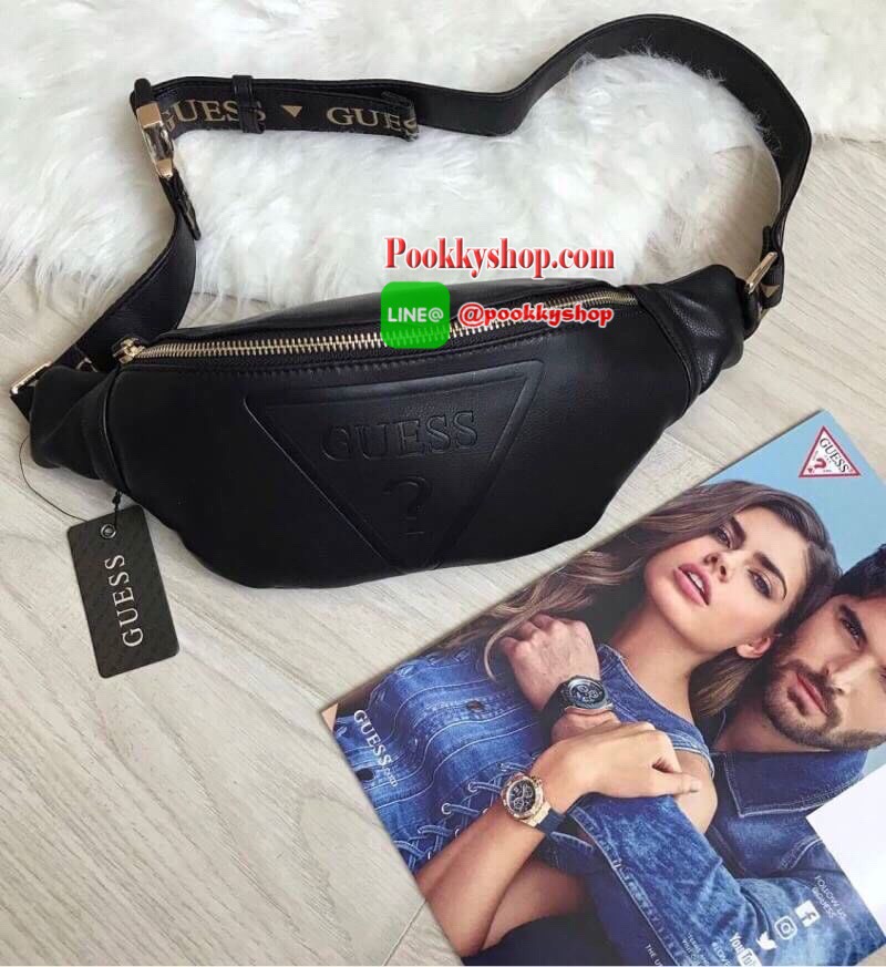 Guess Fanny Pack พร้อมส่ง กระเป๋าคาดอก คาดเอว Guess ของแท้ 100%