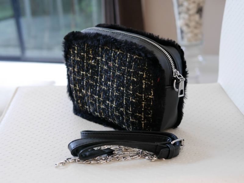 กระเป๋าแฟชั่น นำเข้า BY "BKK.BASIC♡" รุ่น "TWEDDY BOX" กระเป๋าทรง CROSSBODY