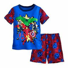 ฮ The avengers PJ Pal Shorts set for boys Size3