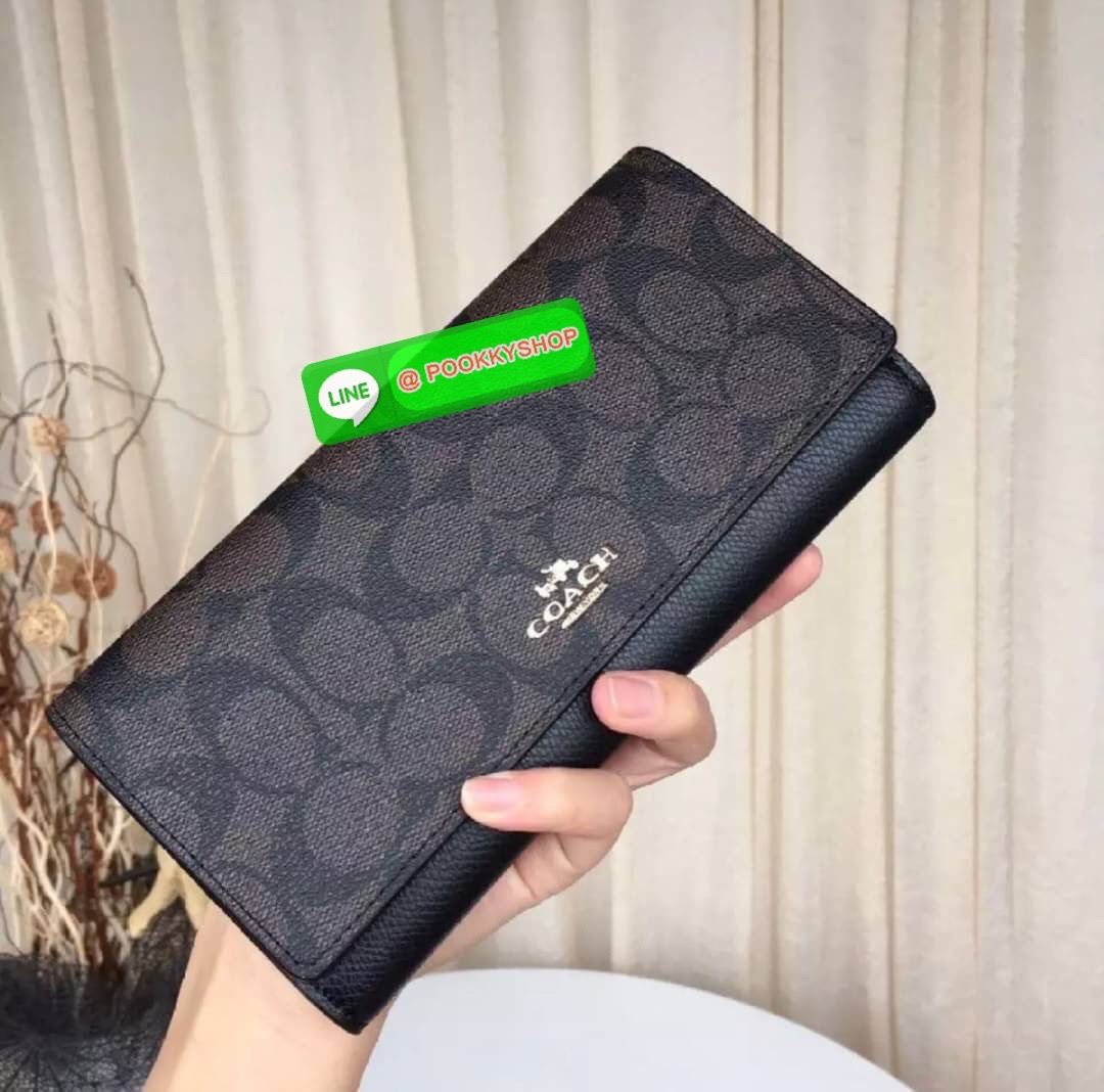 Coach TRIFOLD WALLET IN SIGNATURE (COACH F53763)