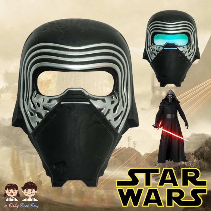 " Mask Star War- Kylo Ren- หน้ากากไคโล เร็น ไฟกระพริบสีแดงที่ตา