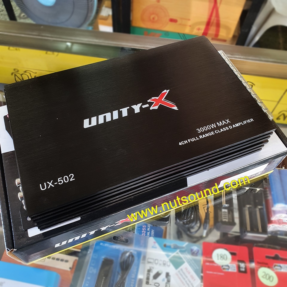 เพาเวอร์แอมป์รถยนต์ CLASS D 4ch 3000 W เพาเวอร์แอมป์ คลาสดี สำหรับขับกลางแหลม