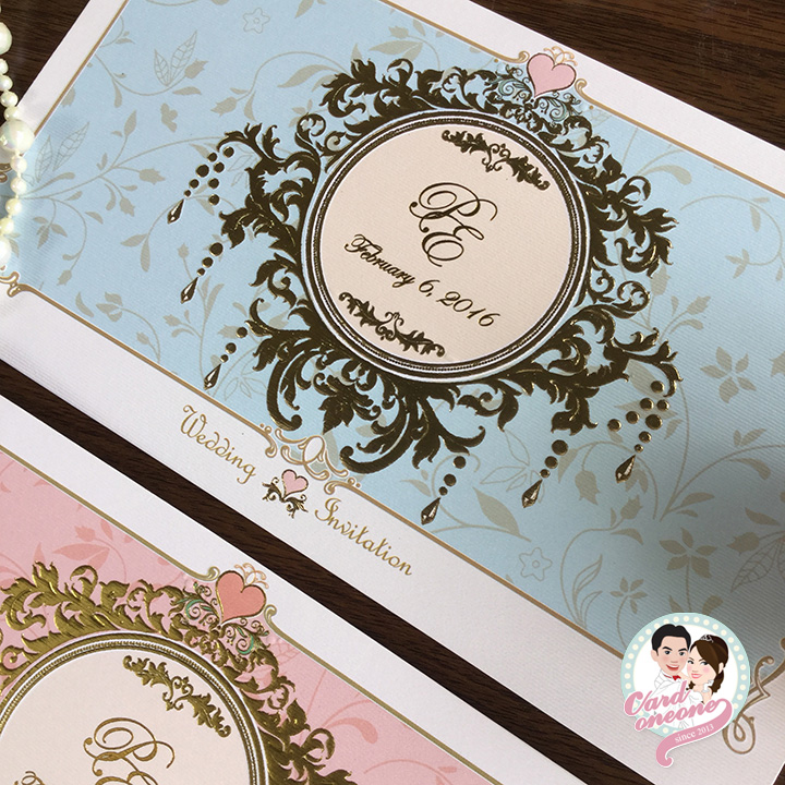 การ์ดแต่งงานวินเทจ