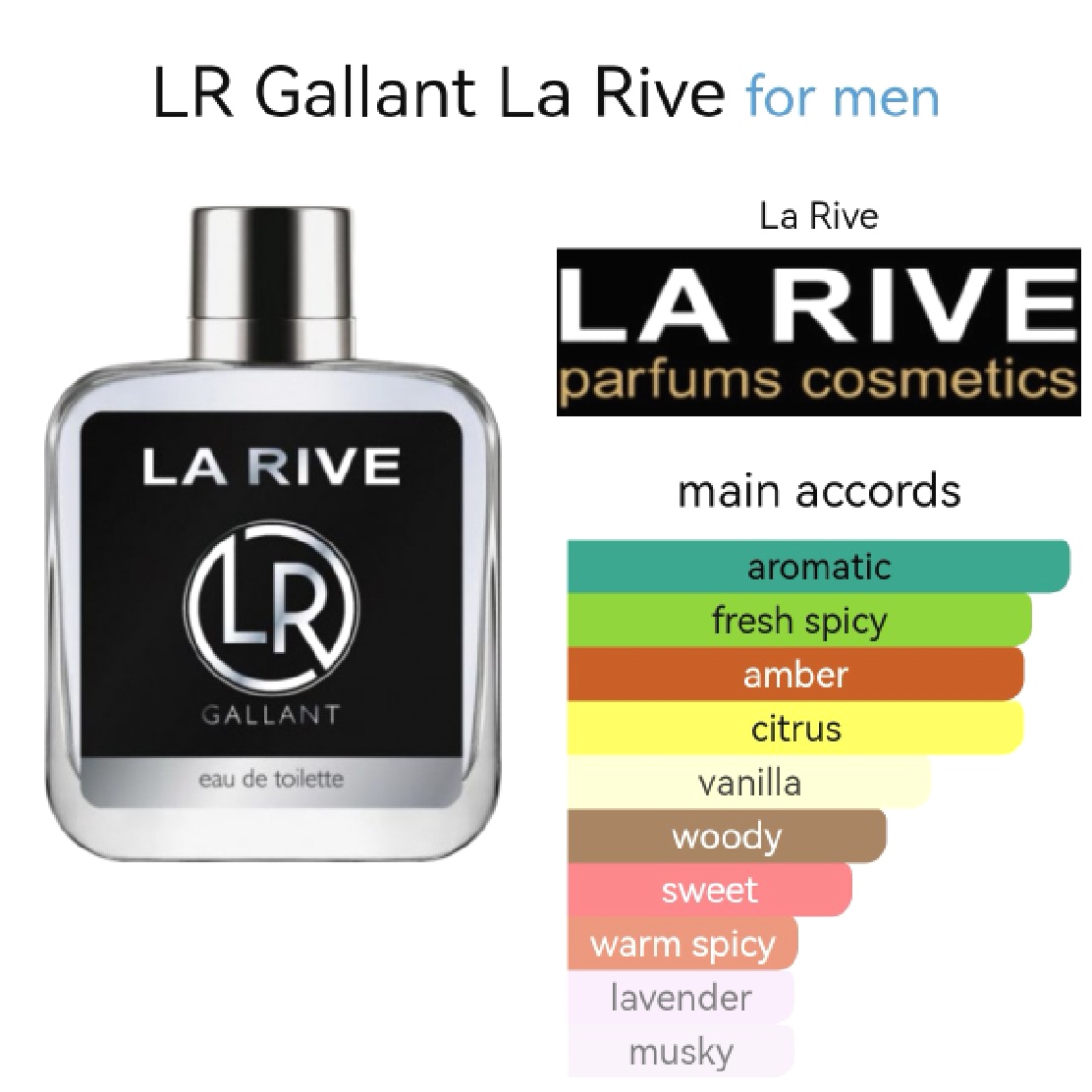 น้ำหอม La Rive Gallant EDT 100ml