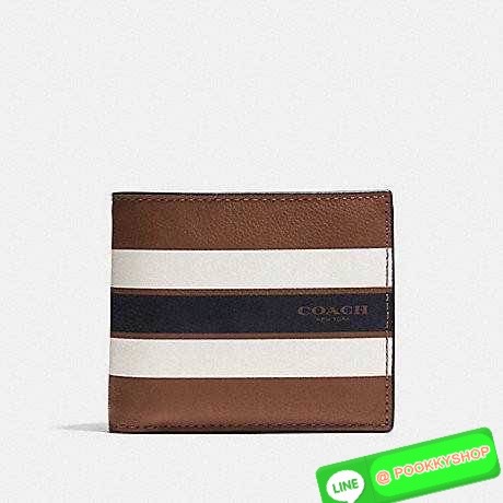 COACH F75399 COMPACT ID WALLET IN VARSITY LEATHER WITH BELT MIX GIFT BOX SET Set สุดคุ้ม!! ลิมิเต็ด!! สำหรับหนุ่มๆ ที่จับคู่เซ็ทกระเป๋าสตางค์รุ่นยอดฮิต และเข็มขัดหนัง pepble มาใน package Coach gift box คุ้มค่ามากๆ กระเป๋าสตางค์หนังวัว สวย นิ่มไปอีก ยังไม่