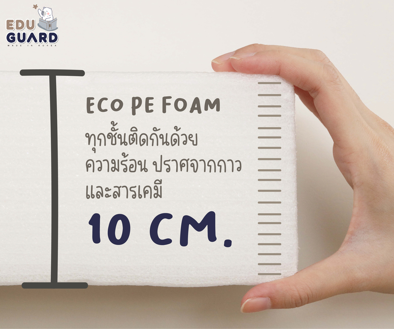 Eduguard คอกกั้นเด็กแบบเบาะ New Standard Single 160x160 cm.