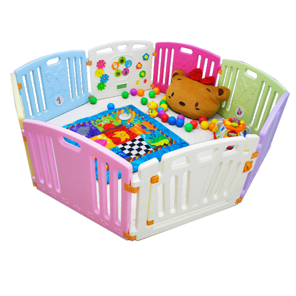 คอกกั้นเด็ก BPastel รุ่น classic Size L 8 แผ่น บีพาสเทล รั้วกั้นเด็ก