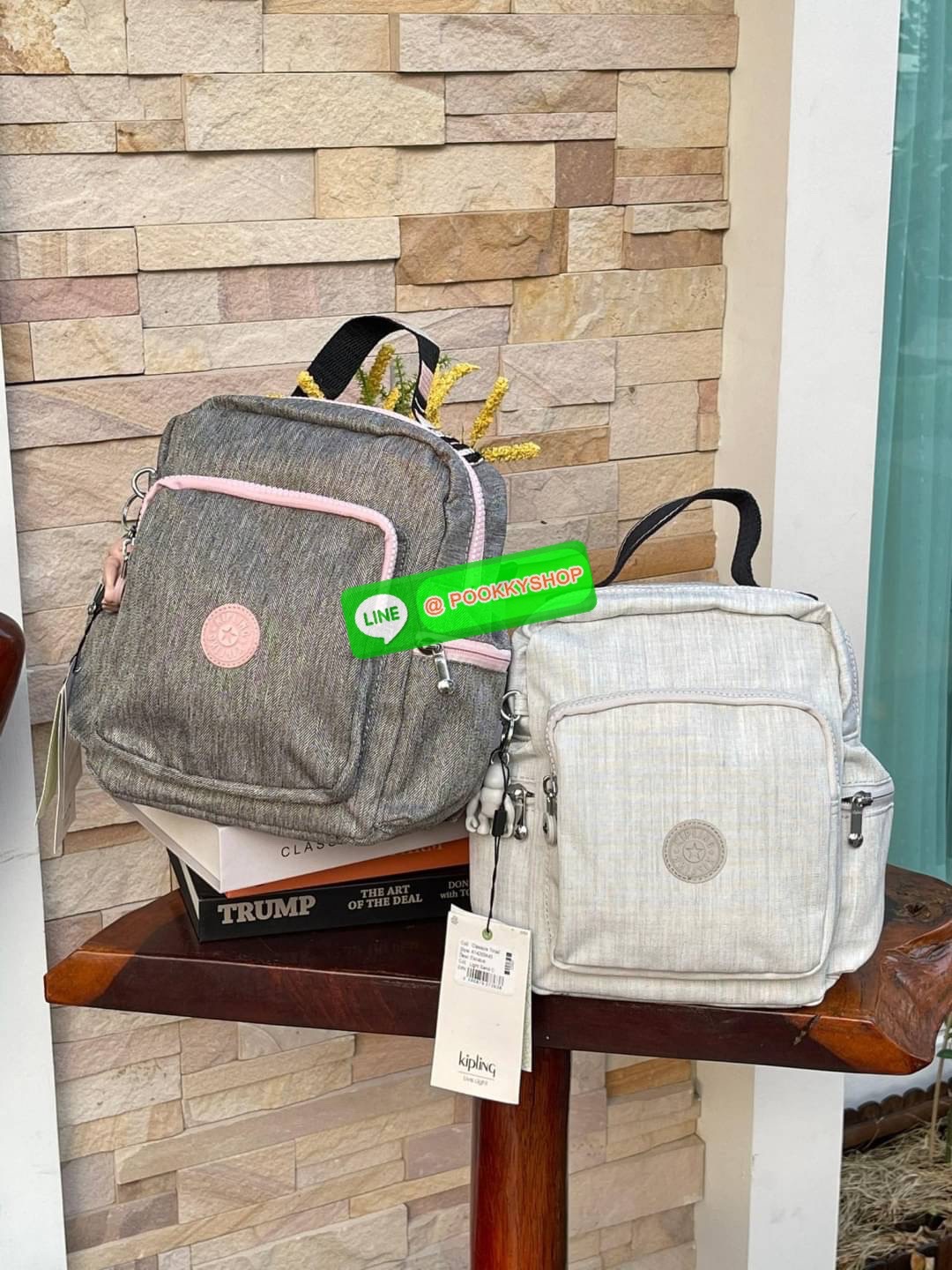 Kipling Escalus Medium Backpack กระเป๋าเป้สะพายหลังขนาดกำลังดี เก๋ไก๋สำหรับคุณผู้หญิงด้วยสีสันมาดลุคช์ที่ดูดีอย่าง white sand collection คุณสมบัติสุดทันสมัยที่สามารถกันน้ำจากวัสดุpolymide100% มีน้ำหนักเบาและใช้งานได้จริง ดีไซน์มาพร้อมกับความสะดวกสบายกับสา